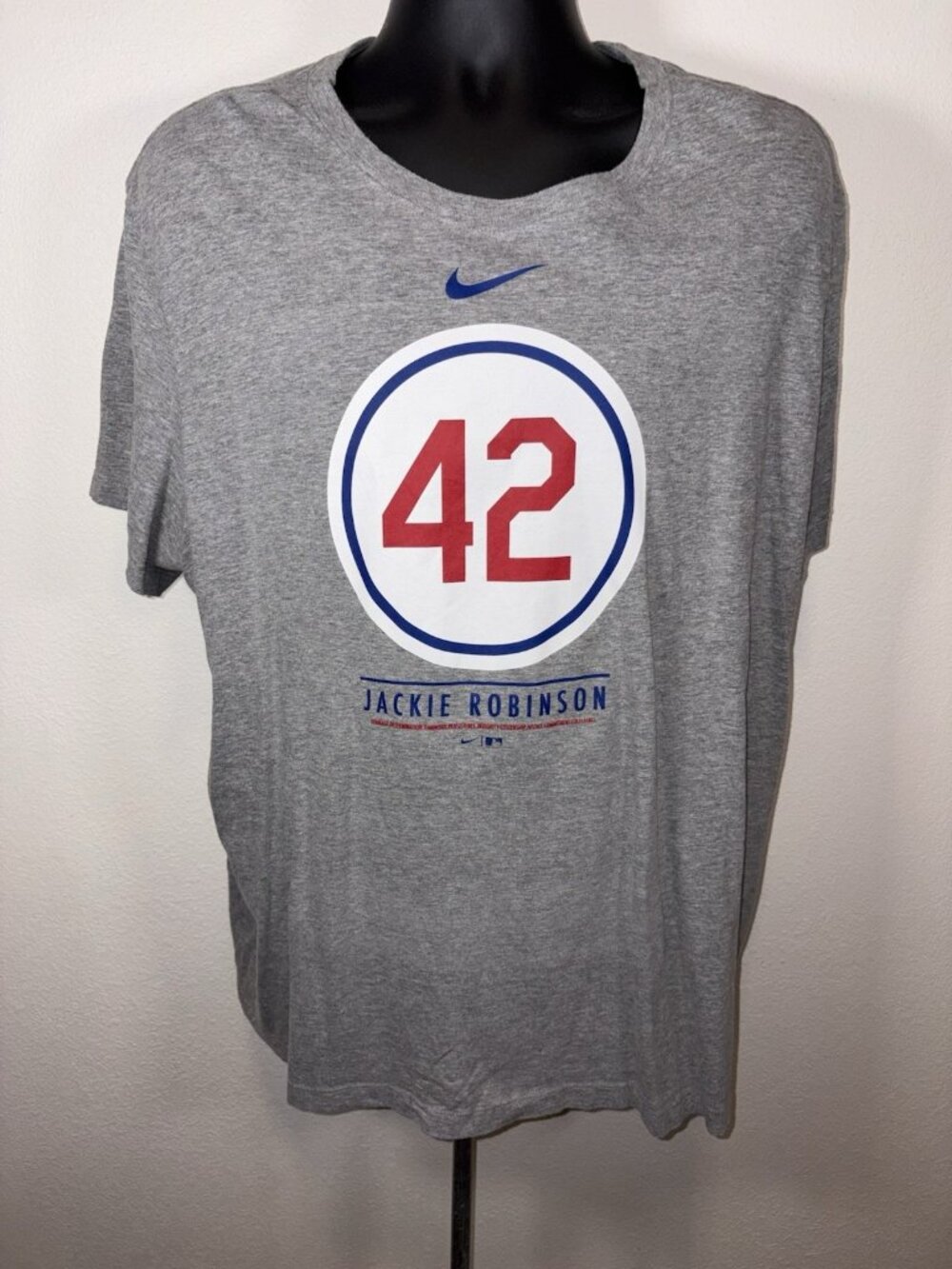 BROOKLYN DODGERS JACKIE ROBINSON DAY T SHIRT NIKE XXL #42
